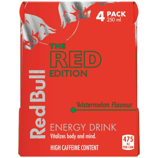 Red Bull The Edition Energy Drink (Watermelon Flavoured 4 x 250 ml) | Shop Online - Image 2