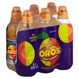 Brookes Oros Mango Drink (6 x 300 ml) | Shop Online