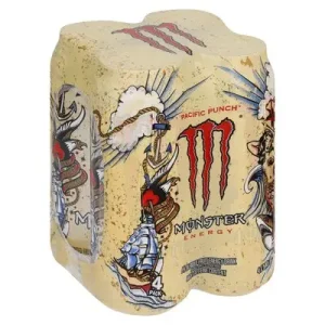 Monster Pacific Energy Drink  (Classic Fruit Punch Flavoured, 4 x 500 ml) | Shop Online
