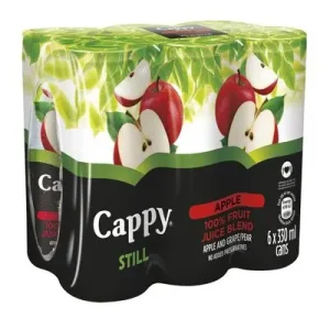 Cappy Still Apply 100% Fruit Juice Blend (6 x 330 ml) | Shop Online