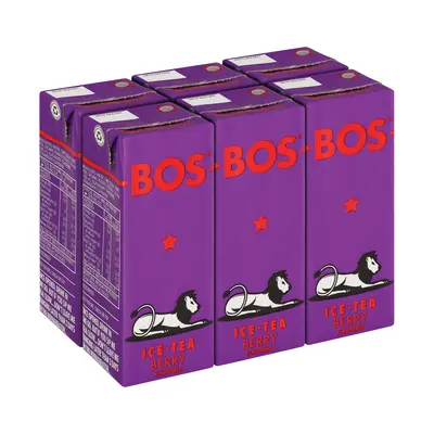 Bos Berry Flavoured Rooibos Iced Tea (6 x 200 ml) | Shop Online