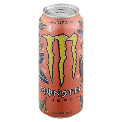 Monster Mariposa Energy Drink (Peach and Nectarine Flavoured, 500 ml) | Shop Online