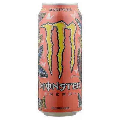 Monster Mariposa Energy Drink (Peach and Nectarine Flavoured, 500 ml) | Shop Online - Image 2