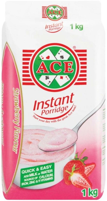 Ace Instant Porridge Strawberry 1 kg - Image 2