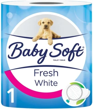 Baby Soft 2 Ply Toilet Paper 24 Rolls