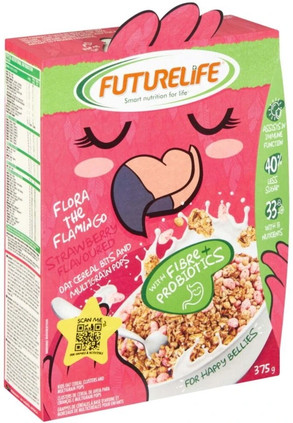 Futurelife Flora The Flamingo Strawberry Flavour 375 g - Image 3