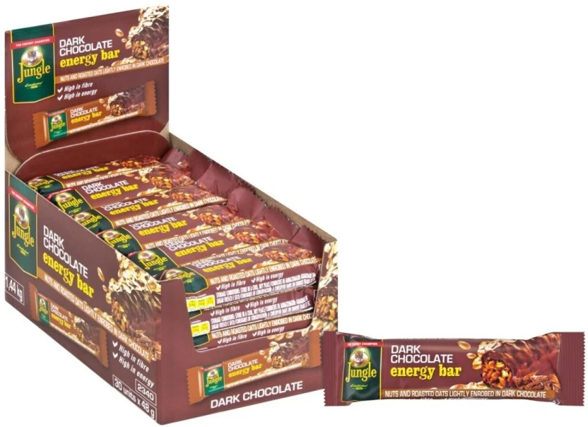 Jungle Energy Bar Dark Chocolate 30 x 40 g