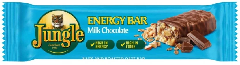 Jungle Energy Bar Milk Chocolate 40 g