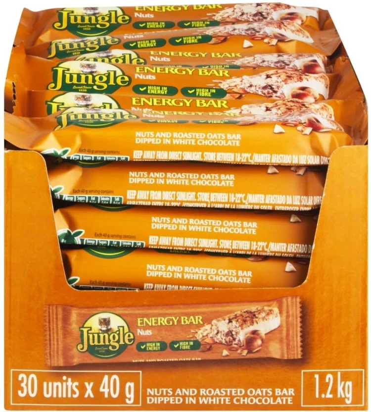Jungle Energy Bar Nuts 30 x 40 g) - Image 2