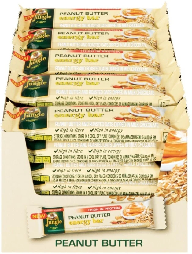 Jungle Energy Bar Peanut Butter 30 x 40 g - Image 2