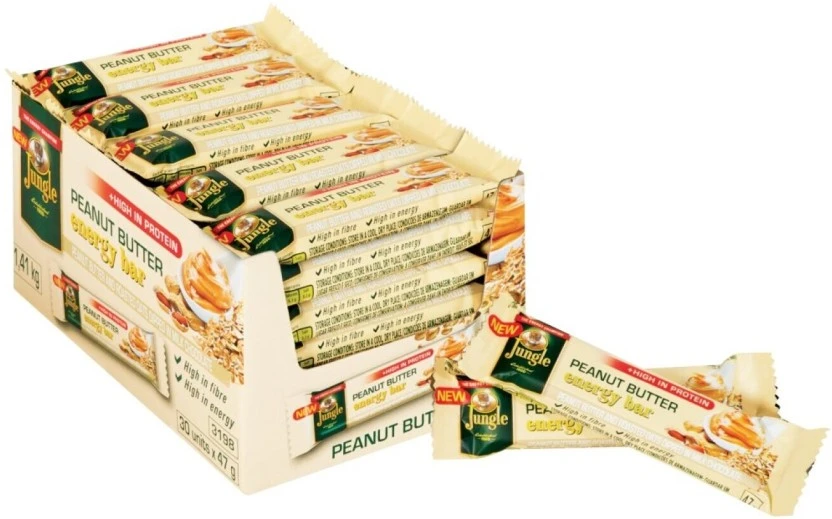 Jungle Energy Bar Peanut Butter 30 x 40 g