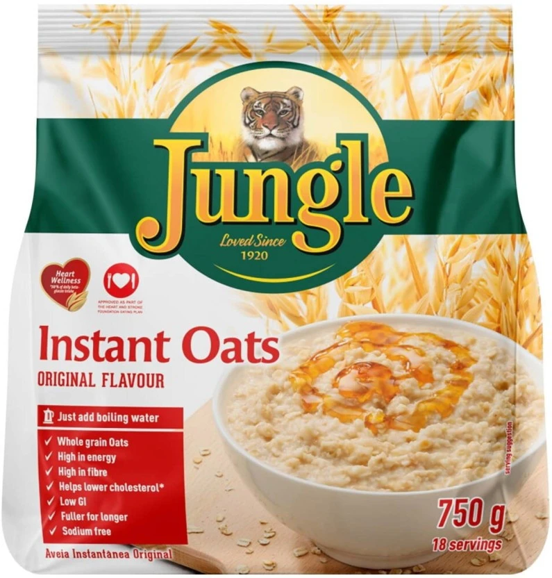 Jungle Instant Original Flavour Oats 750 g