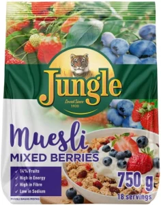 Jungle Muesli Mixed Berries  750 g