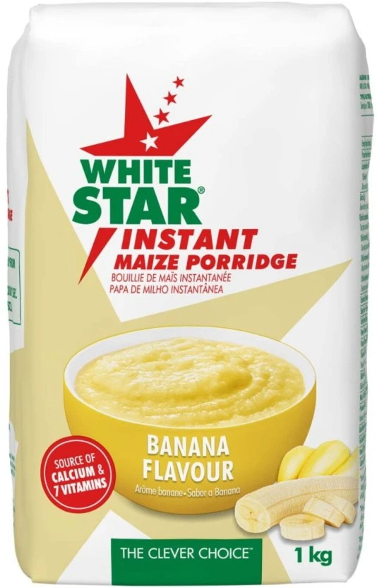 White Star Instant Maize Banana Flavour 1 kg