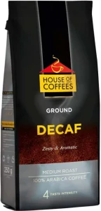 House Of Coffees Decaf Roast Ground Coffee 250 g