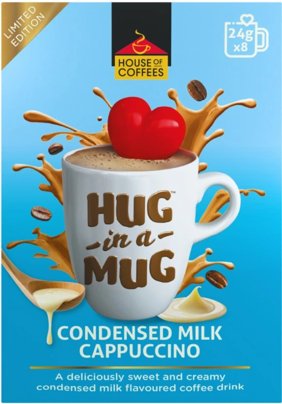 House Of Coffees Hug In A Mug Condense Milk Instant Coffee 8 X 24g