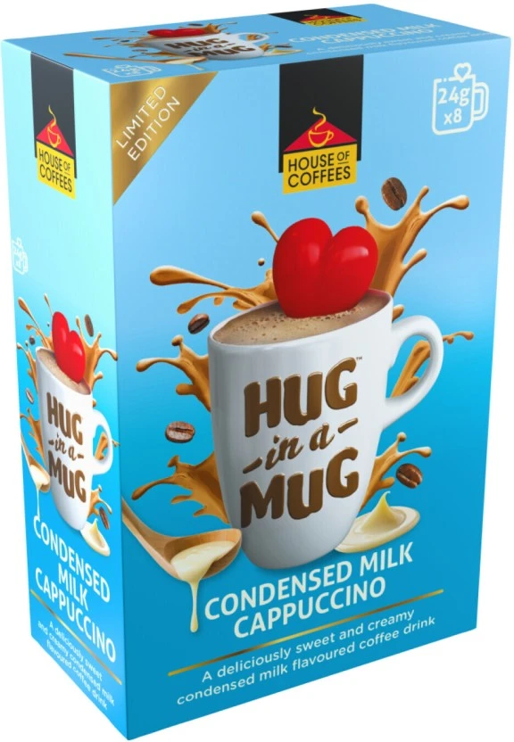 House Of Coffees Hug In A Mug Condense Milk Instant Coffee 8 X 24g - Image 3