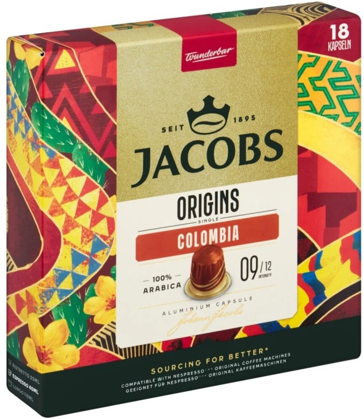 Jacobs Colombia Coffee Capsule 18 Capsules 93 g - Image 3