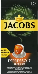 Jacobs Espresso 7 Classico Coffee Capsule Assorted Flavoured, 52 g
