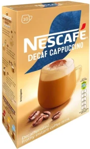 Nescafe Decaf Cappuccino Instant Coffee 10 X 15 g