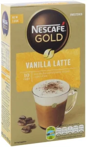 Nescafe Frothy Drink Instant Coffee Vanilla Flavoured, 19 g