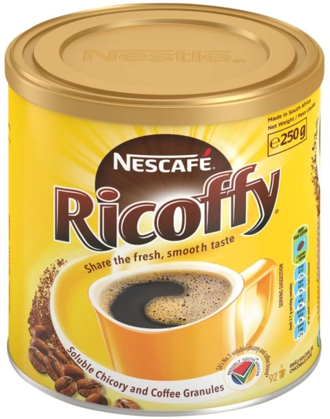 Nescafe Ricoffy Instant Coffee Chicory Flavoured, 250 g