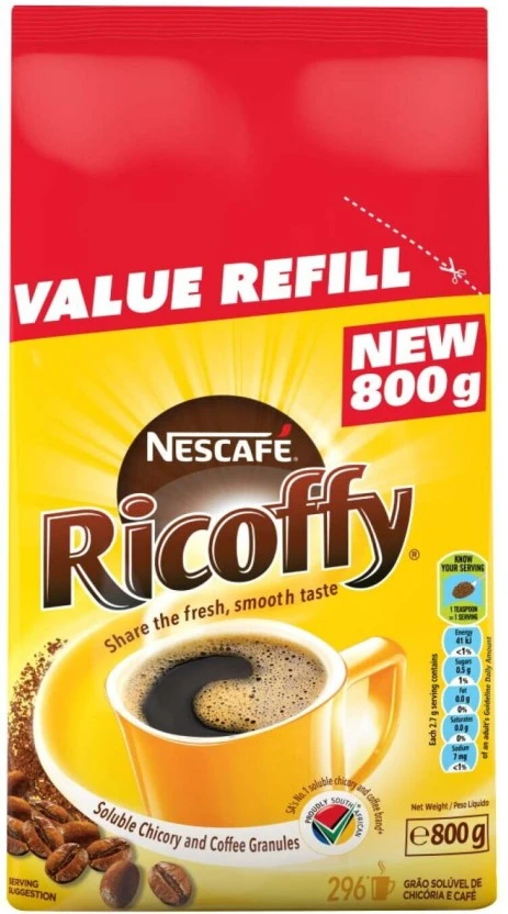 Nescafe Ricoffy Instant Coffee Chicory Flavoured, 800 g