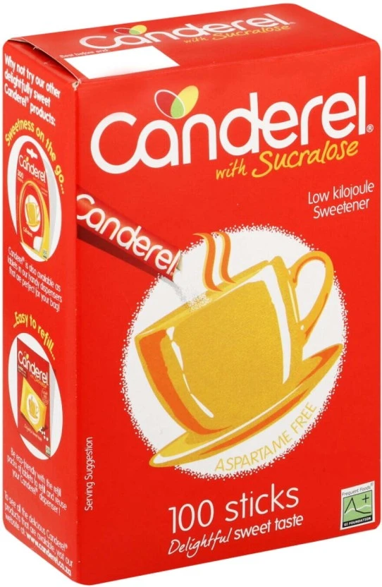 Canderel Low Kilojoule Sweetner With Sucralose Sachet 100x 1 g - Image 2