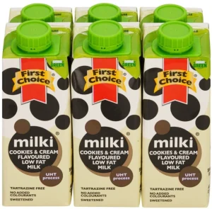 First Choice Milki Cream Soda Low Fat Milk 6 X 250 ml