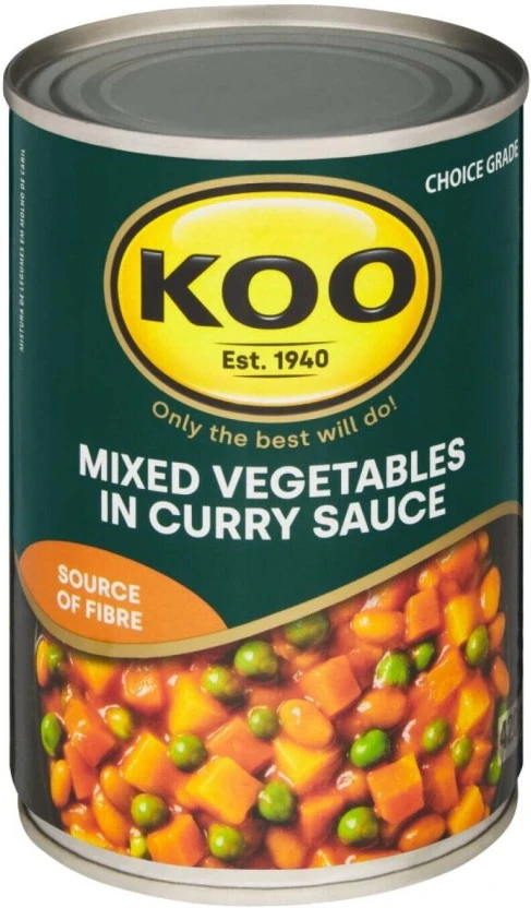 Koo Mixed Vegetable In Curry Sauce Vegetables 420 g - Image 2