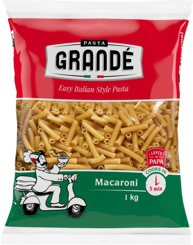 Pasta Grande Easy Italian Style Macaroni 10 x 1 kg
