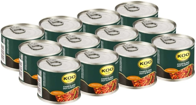 Koo Chakalaka Hot Spicy Vegetables 12 x 215 g - Image 2