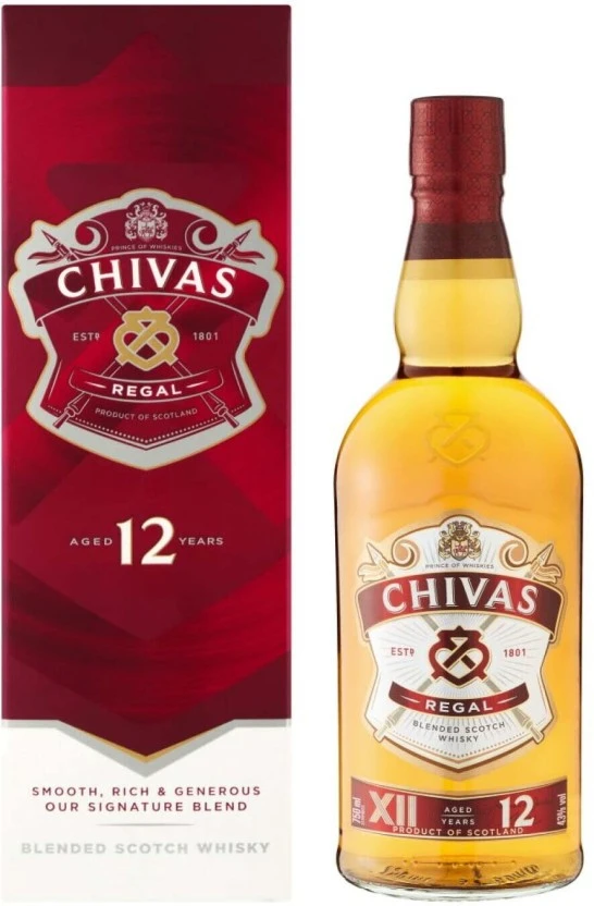 Chivas Regal Blended Scotch Whiskey 12 x 750 ml - Image 3
