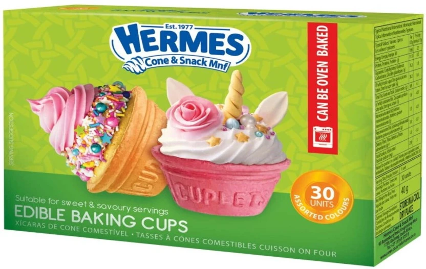 Hermes Edible Baking Cups Topper 30 x 40 g - Image 3