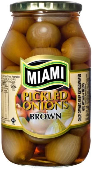Miami Pickled Onions Brown Vegetables 780 g
