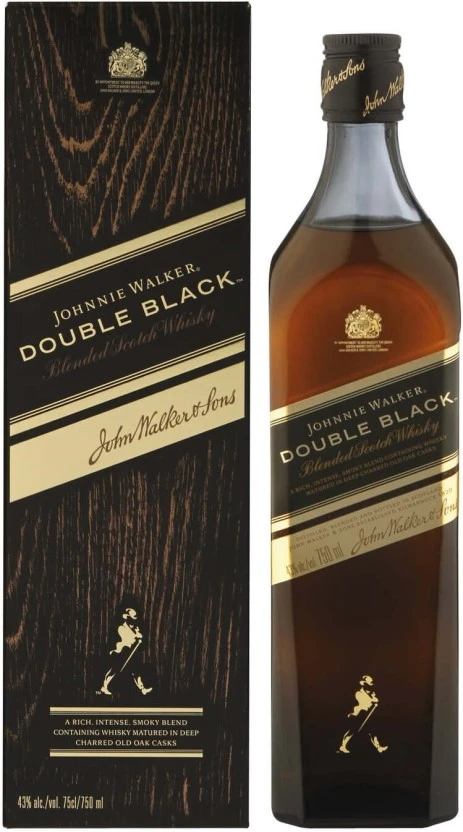 Johnnie Walker Double Black Blended Scotch Whisky 6 x 750 ml
