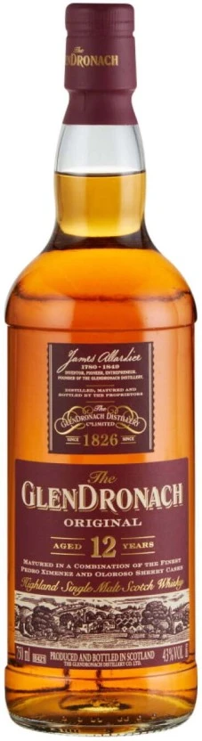 Glendronach Single Malt Scotch Whiskey 750 ml