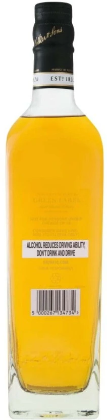 Johnnie Walker Green Label Blended Scotch Whisky 750 ml - Image 3
