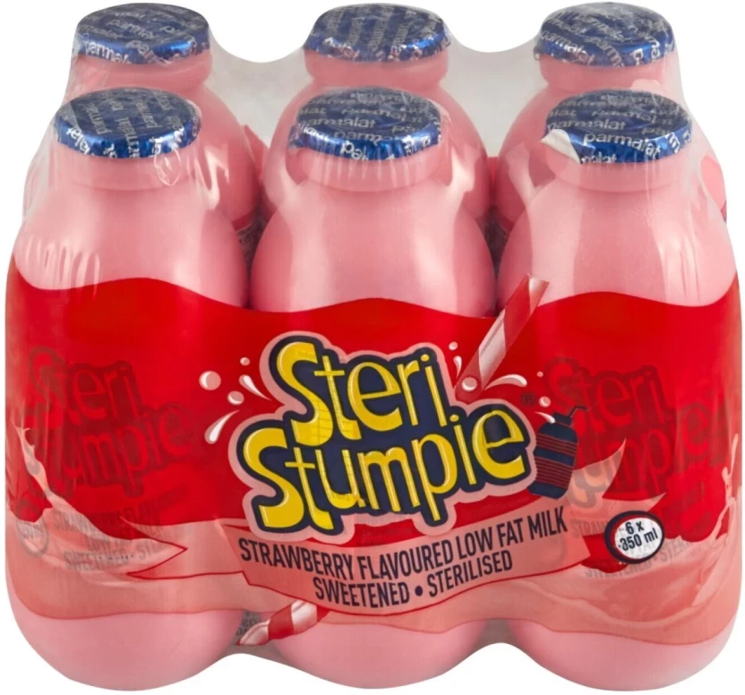 Steri Stumpie Flavoured Low Fat Milk Cream Soda Flavour 6 X 350 ml