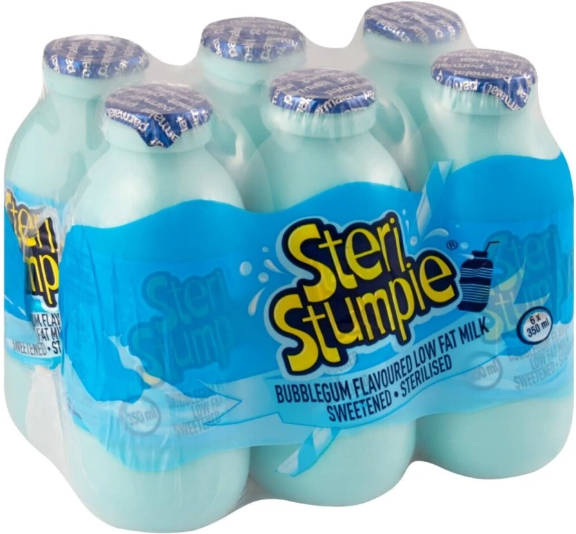 Steri Stumpie Flavoured Low Fat Milk Bubblegum Flavour 6 X 350 ml - Image 2