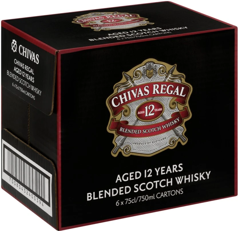 Chivas Regal Blended Scotch Whiskey 6 x 750 ml - Image 2