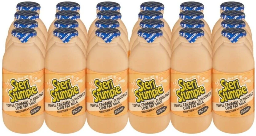 Steri Stumpie Toffee Caramel Flavoured Low Fat Milk 24 X 350 ml