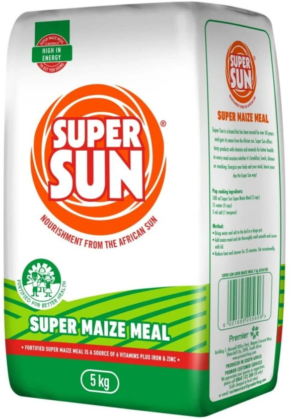 Super Sun Maize Meal Maize/corn 5 kg - Image 3