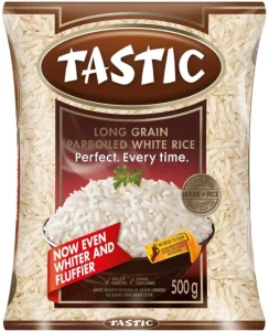 Tastic Long Grain Rice Parboiled 20 x 500 g