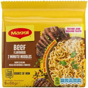 Maggi Beef 2 Minutes Instant Noodles 60 X 68 g