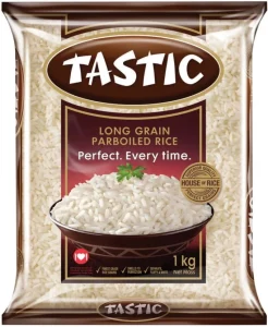 Tastic Long Grain Rice Parboiled 20 x 1 kg