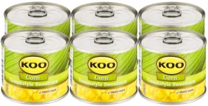 Koo Cream Style Sweet Corn 6 x 215 g