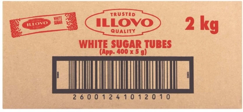 Illovo Tubes White Sugar 2 kg