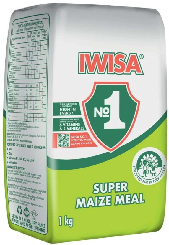 Iwisa Super Maize Meal Maize/corn 20 x 1 kg - Image 2