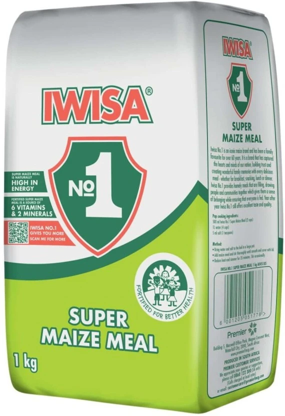 Iwisa Super Maize Meal Maize/corn 20 x 1 kg - Image 3